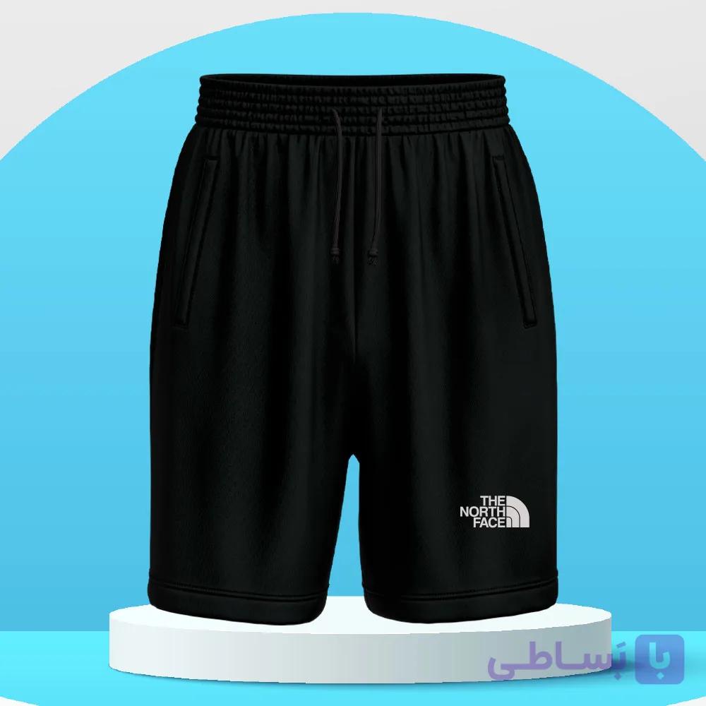شلوارک پنبهای سفید نورث فیس
the north face
