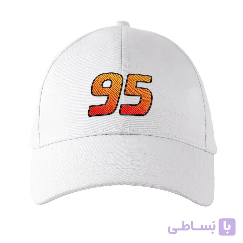 کلاه کتان سفید مک کویین (گلدوزی)
McQueen
