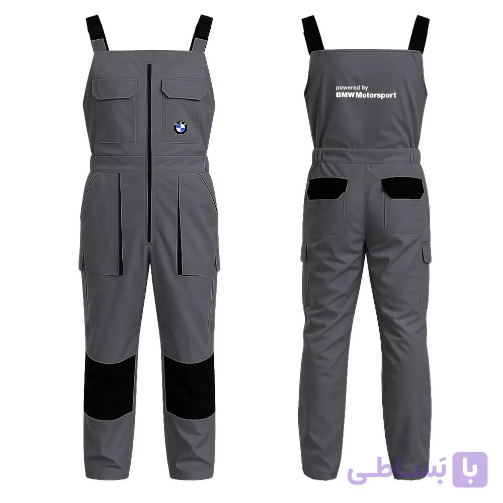 لباس کار دوبنده خاکستری بی ام و
BMW
