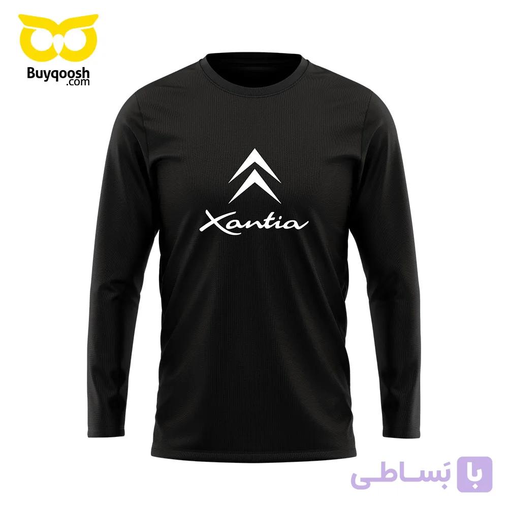 پیراهن آستین بلند مردانه مشکی زانتیا