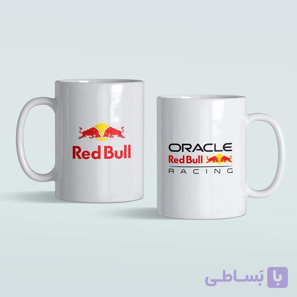 لیوان سرامیکی داخل سفید ردبول f1