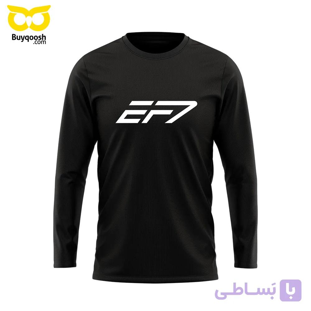 پیراهن آستین بلند مشکی EF7