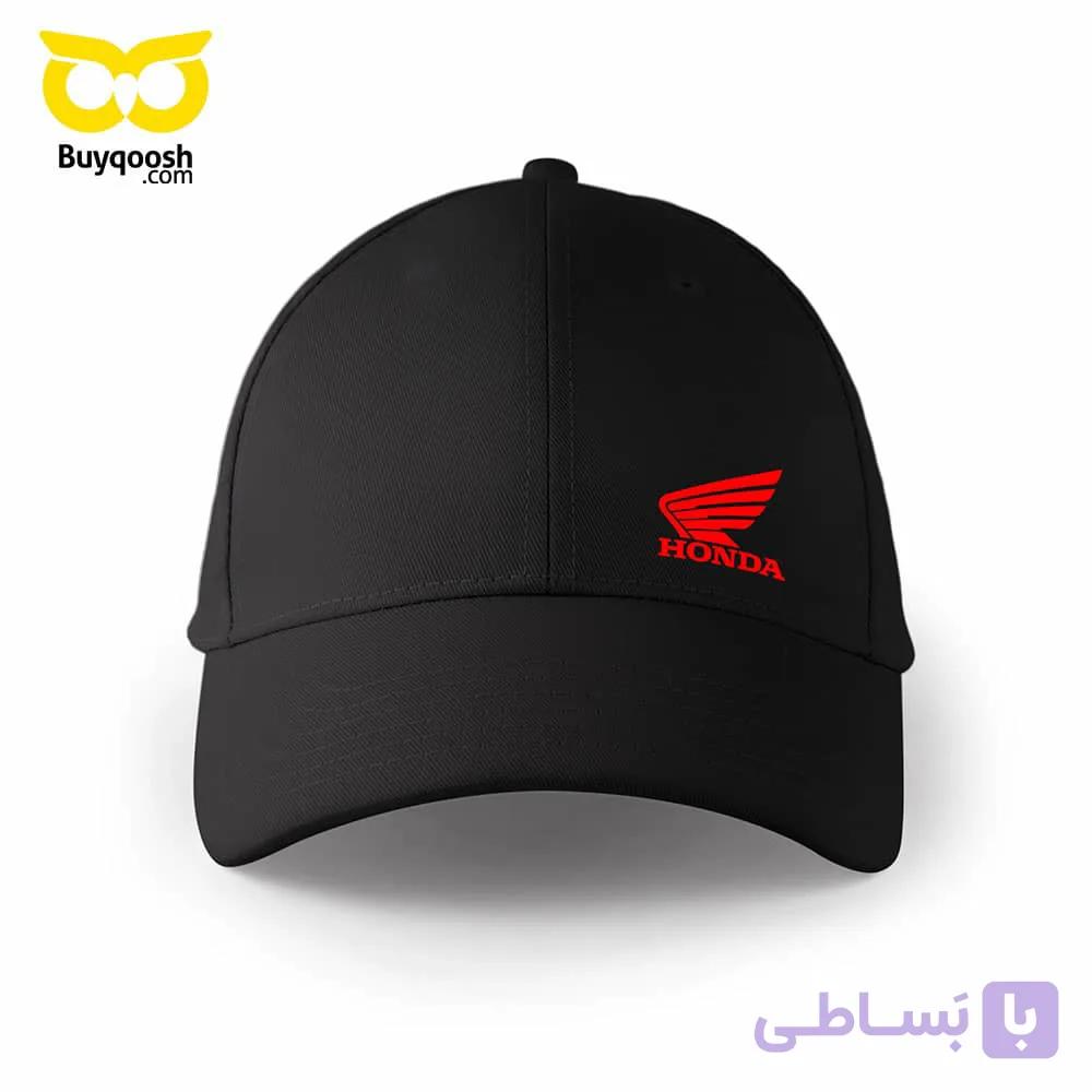 کلاه کتان مشکی honda - بایقوش