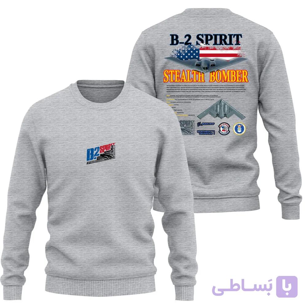دورس پنبه‌ای طوسی ملانژ بی-2 اسپریت



                    
                        Northrop B-2 Spirit