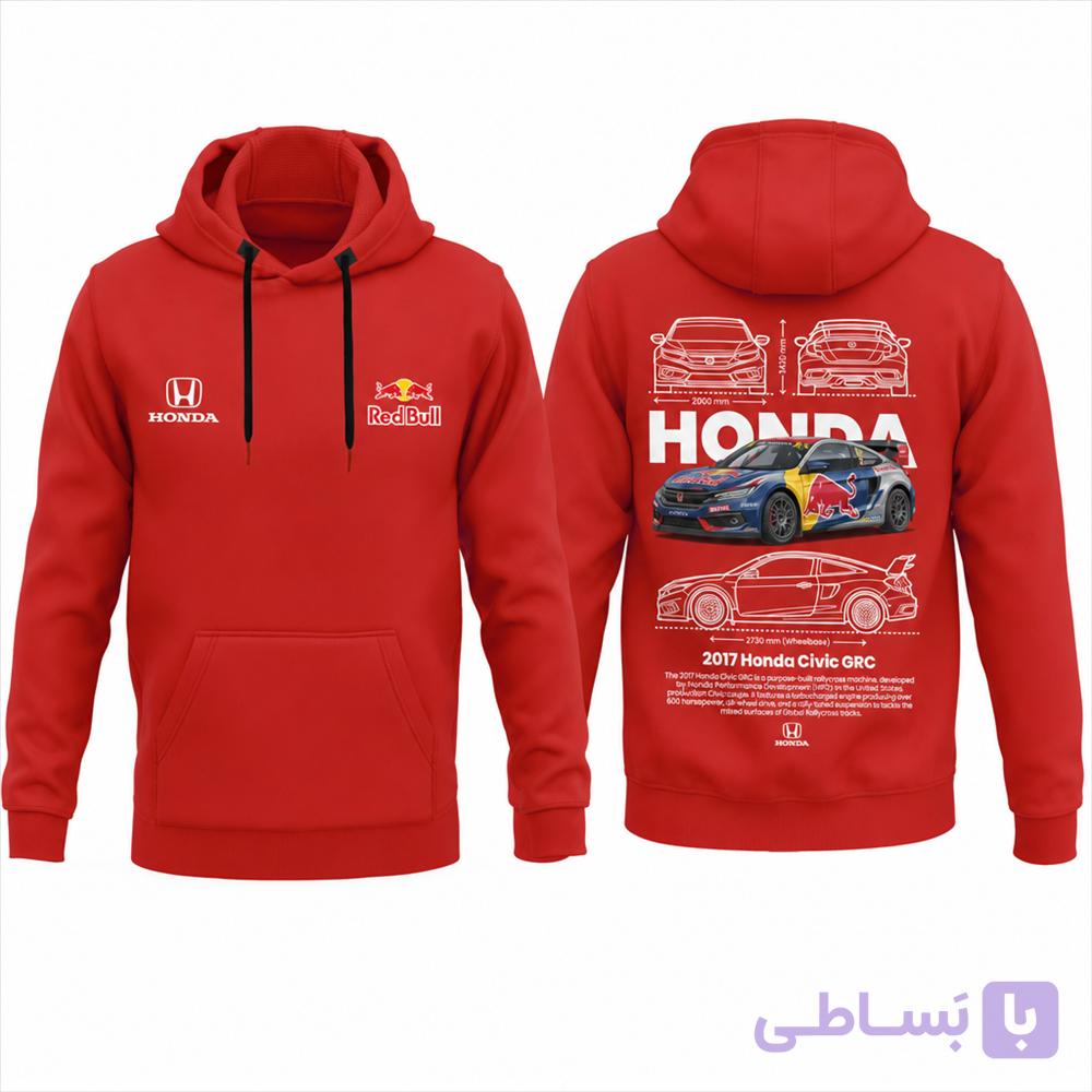 هودی پنبه‌ای مشکی هوندا سیویک



                    
                        Honda Civic GRC