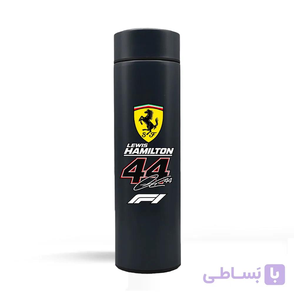 تراول ماگ سفید فراری لوئیس همیلتون Ferrari Lewis Hamilton formula1
