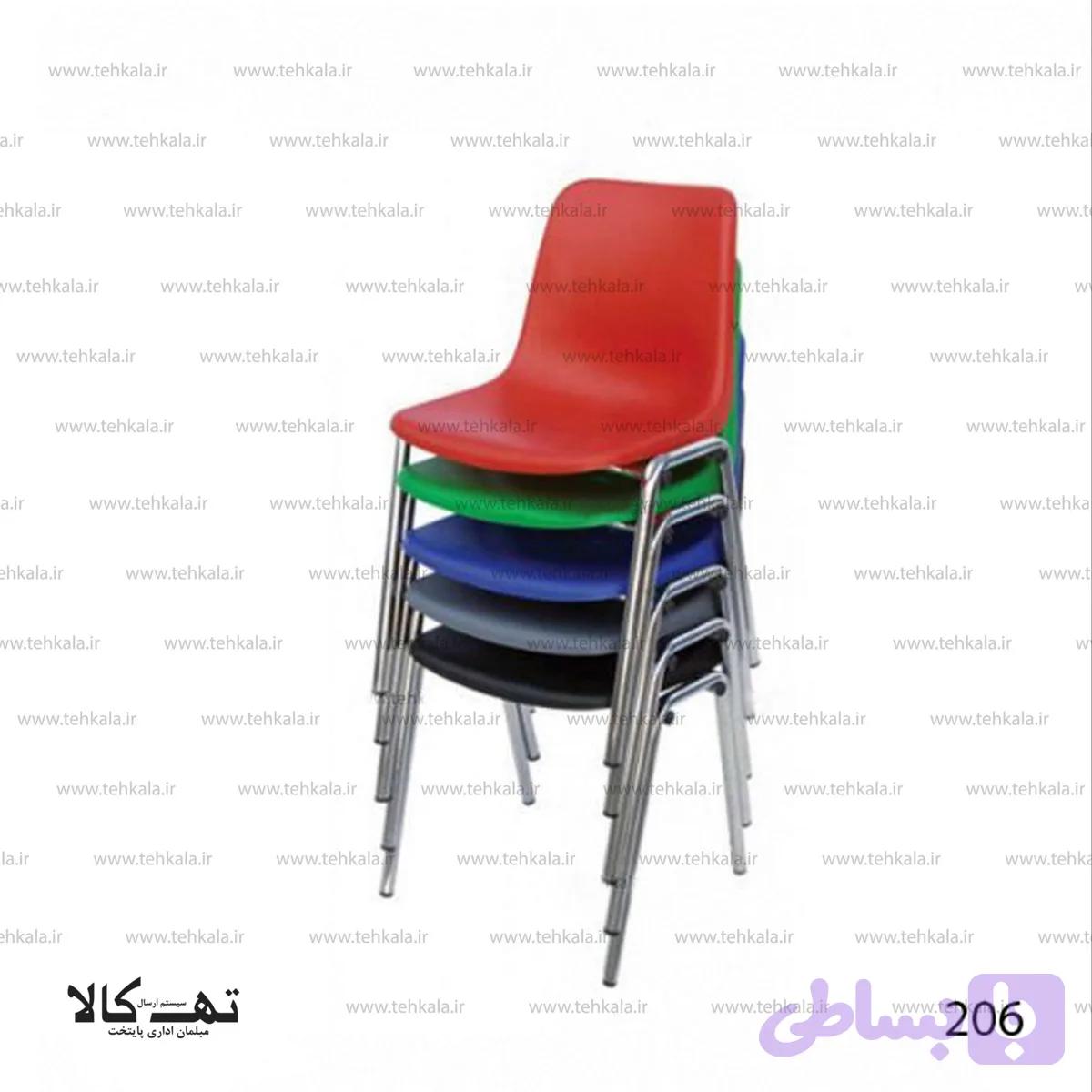 صندلی پلاستیکی 206 — تصویر 1