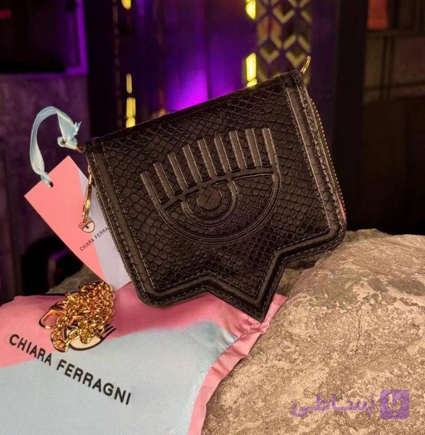 دوشی کوچک کیارا پوست ماری مشکی – Chiara Ferragni