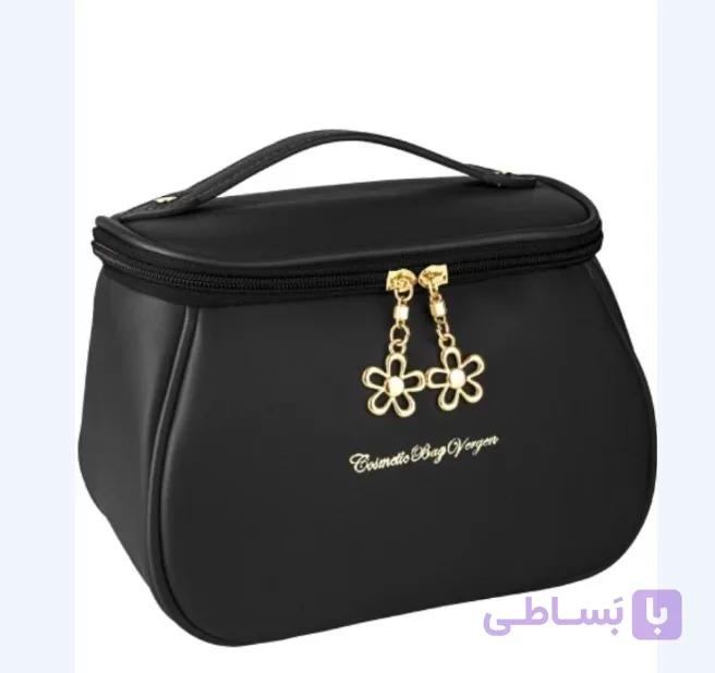 کیف آرایشی چرمی صندوقی برند ورژن