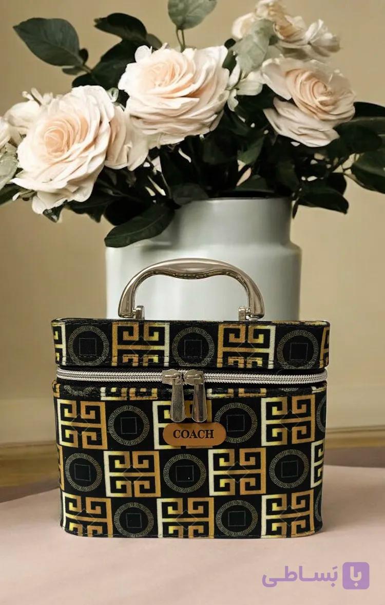 کیف لوازم آرایشی جعبه ای طرح فندی