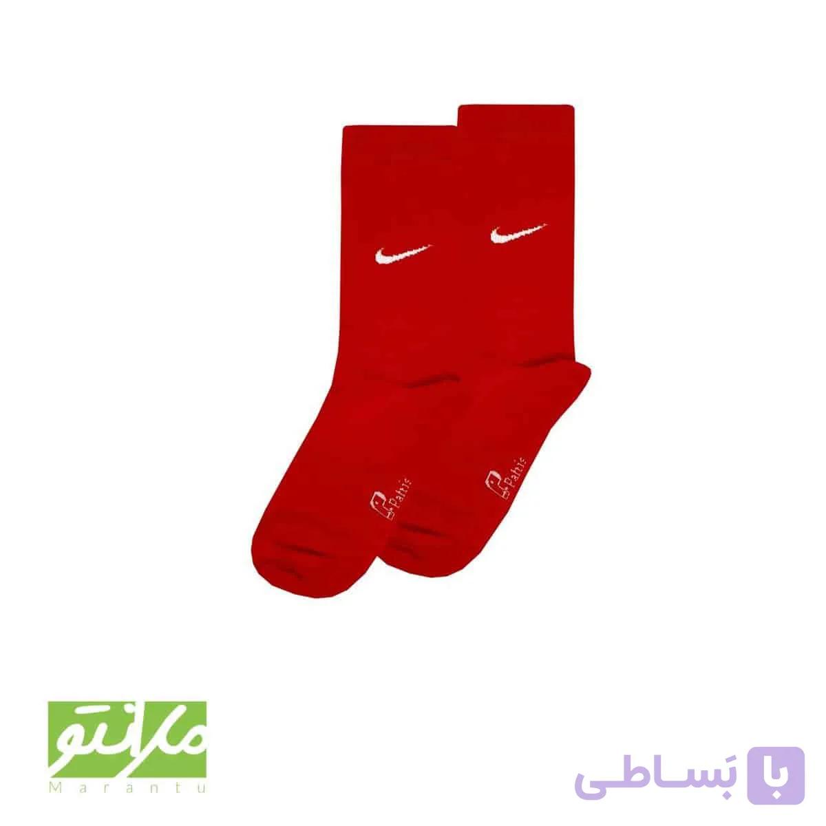 جوراب ساقدار کشدار نایک قرمز