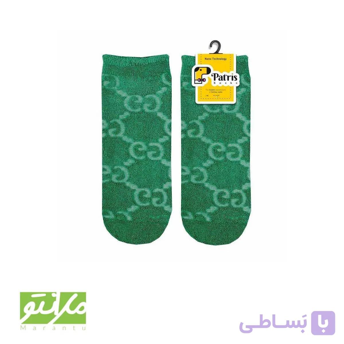 جوراب مچی حوله ای گوچی سبز