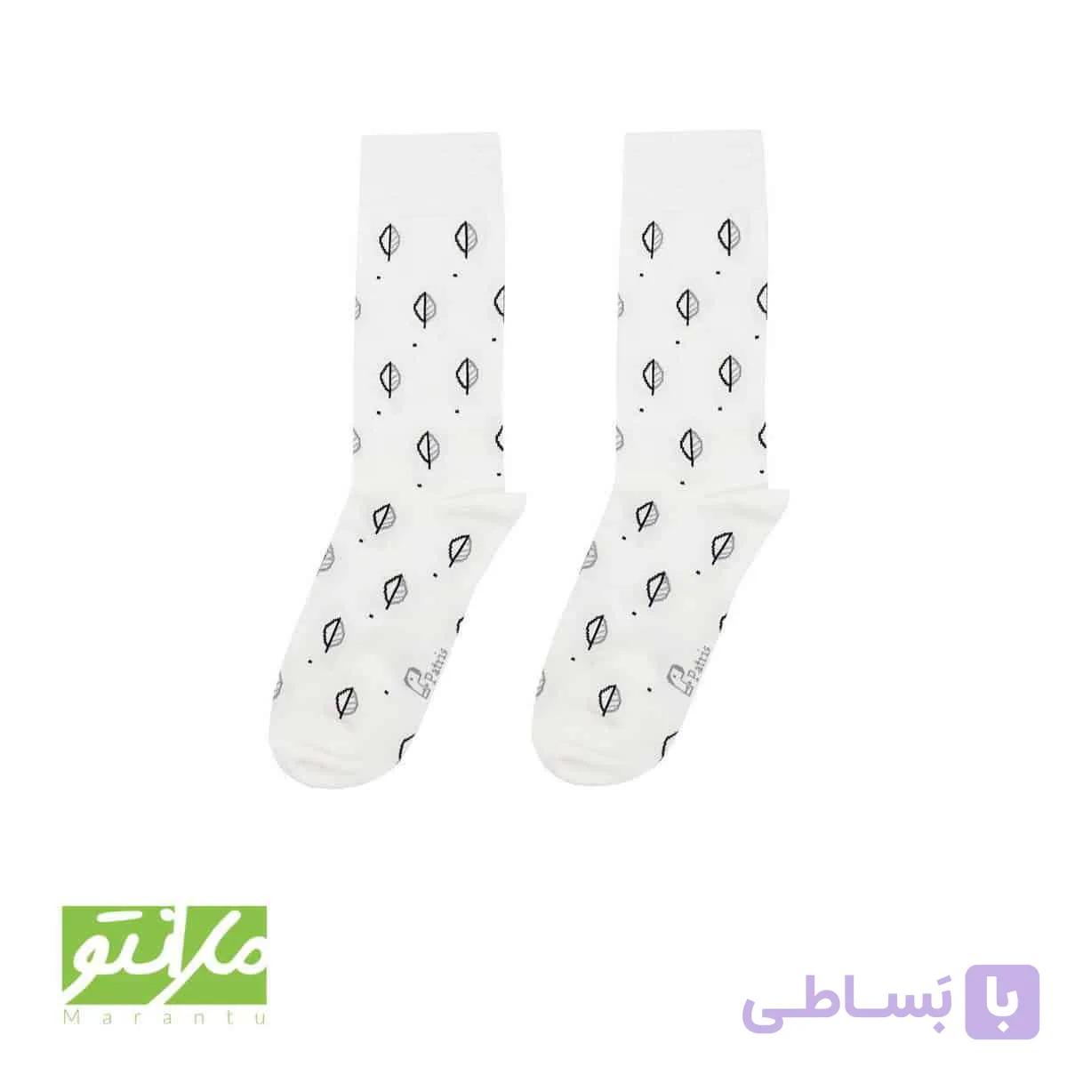 جوراب مردانه طرح برگ