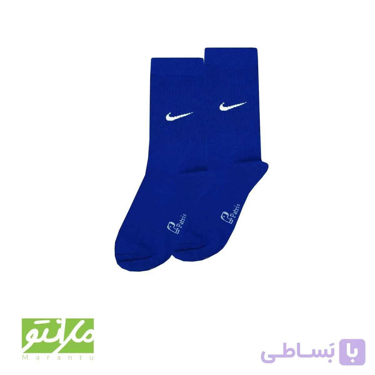 جوراب ساقدار کشدار نایک آبی