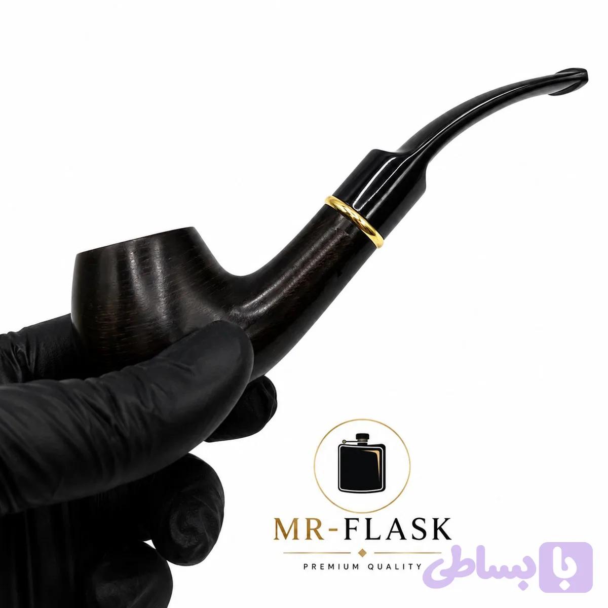 پیپ کلاسیک چوبی Mr Flask — تصویر 1
