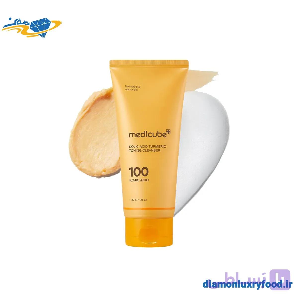 فوم شوینده کوجیک اسید مدی کیوب|Medicube Kojic Acid Turmeric Toning Cleanser — تصویر 1