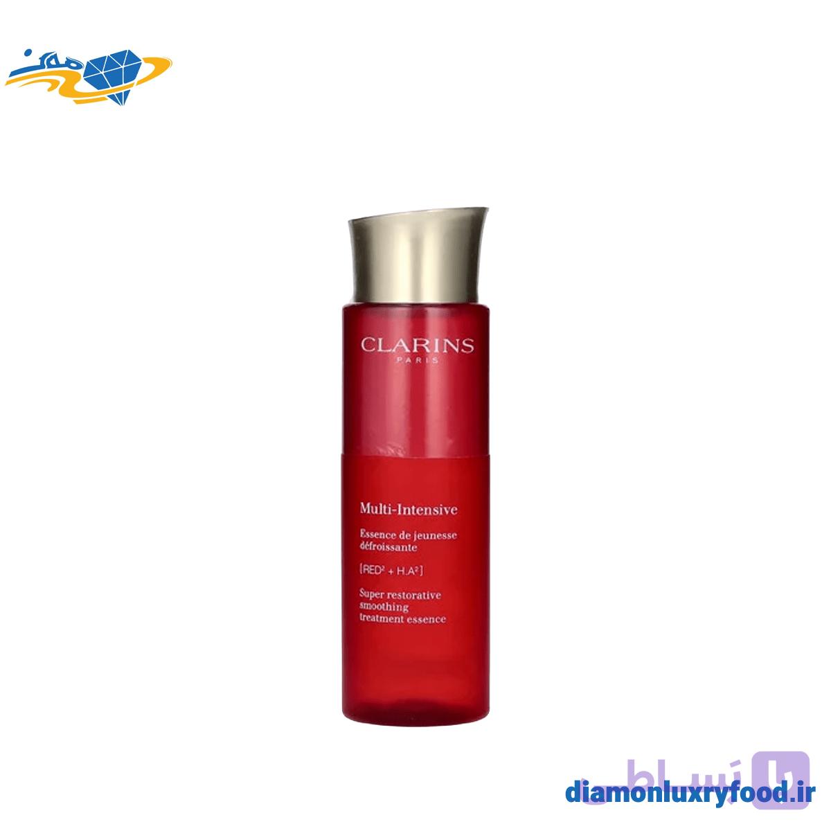 اسنس سوپر رستوریتیو مولتی اینتنسیو کلارنس |Clarins Multi‑Intensive Super Restorative Smoothing Treatment Essence