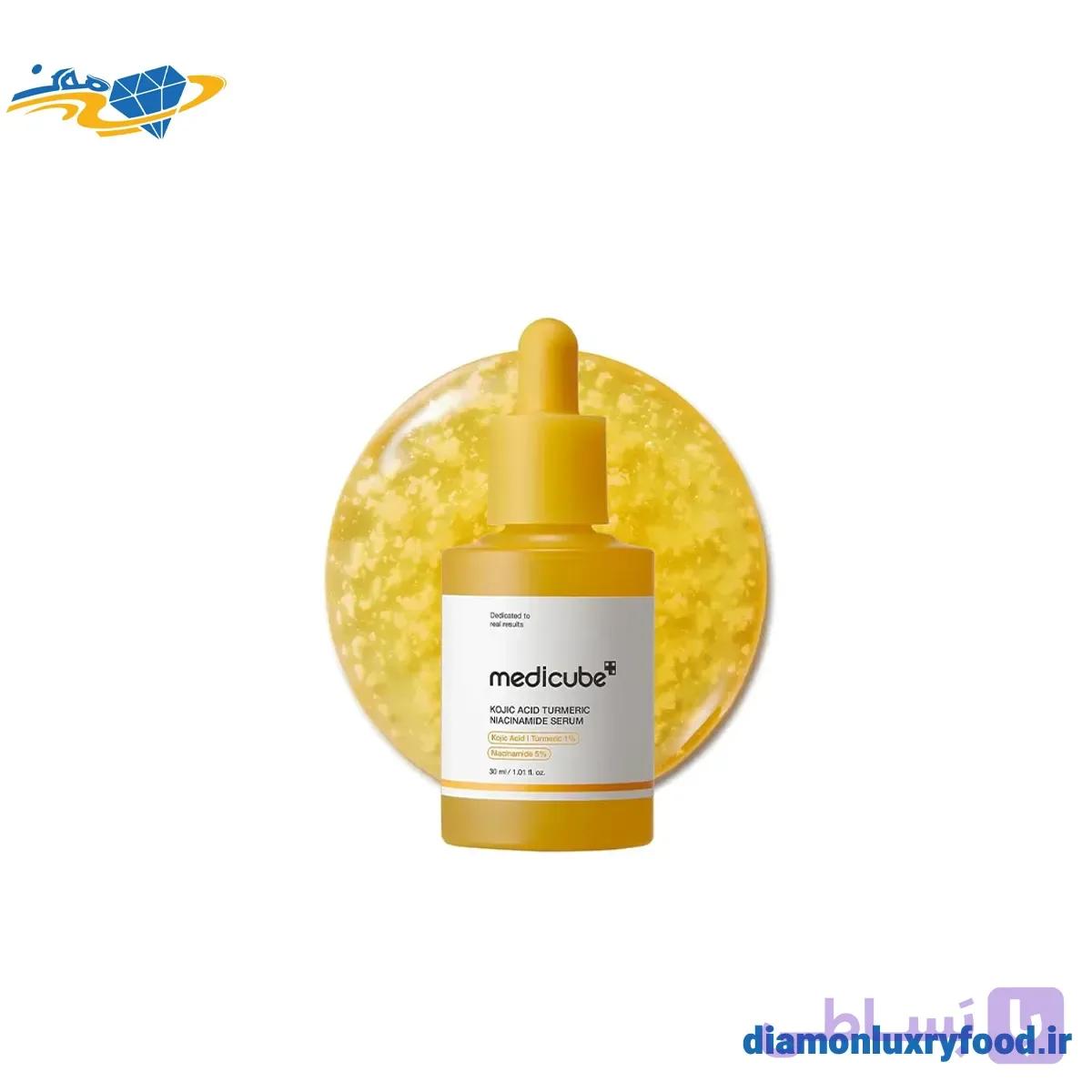 سرم روشن کننده و ضد لک مدی کیوب|Medicube Kojic Acid Turmeric Niacinamide Serum — تصویر 1