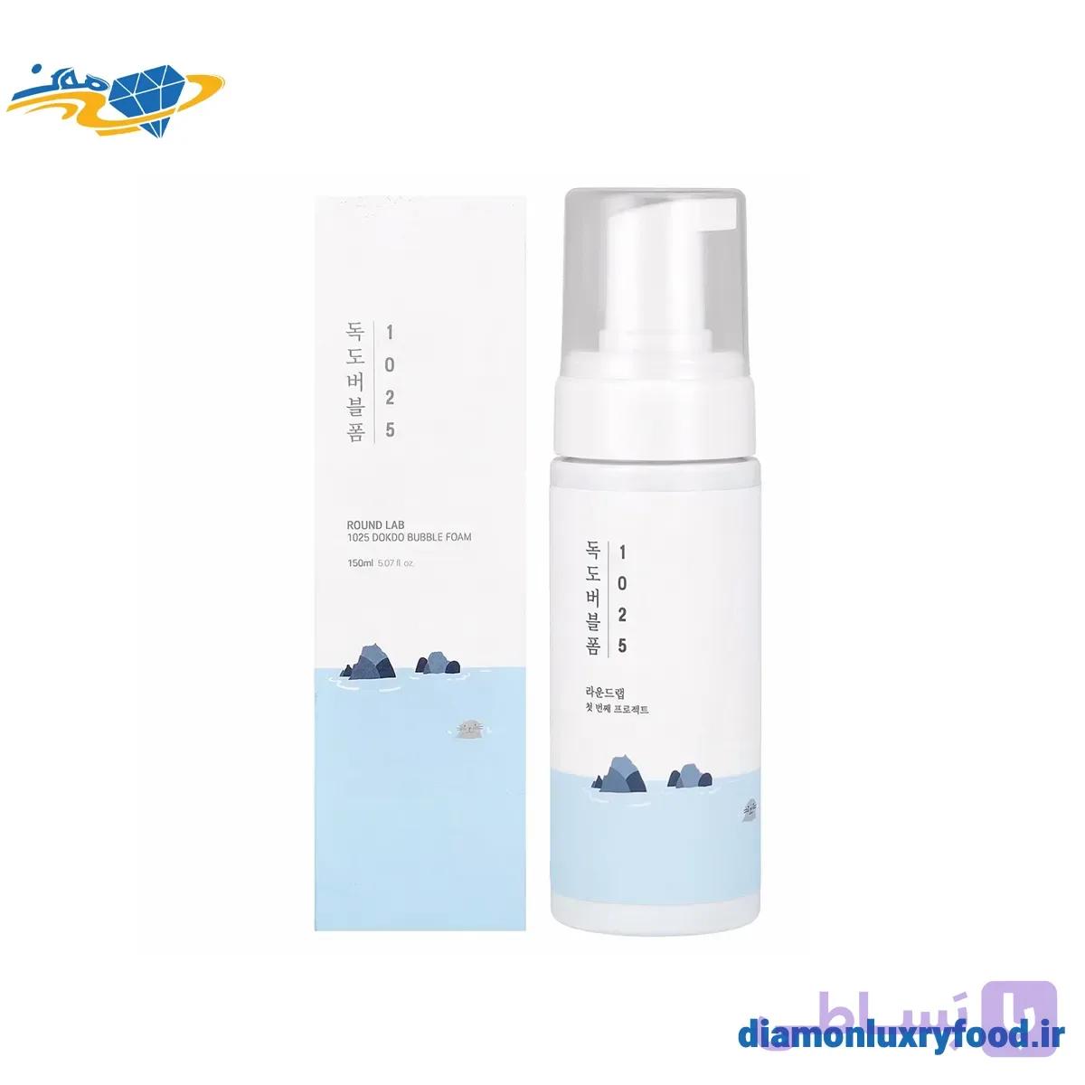 فوم شستشوی عمیق حبابدار دوکدو راندلب|Round Lab 1025 Dokdo Bubble Foam — تصویر 1