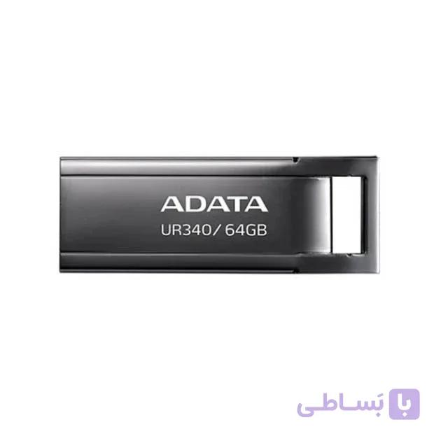 فلش مموری ای دیتا مدل UR340 ظرفیت 64 گیگابایت با رابط USB — تصویر 1