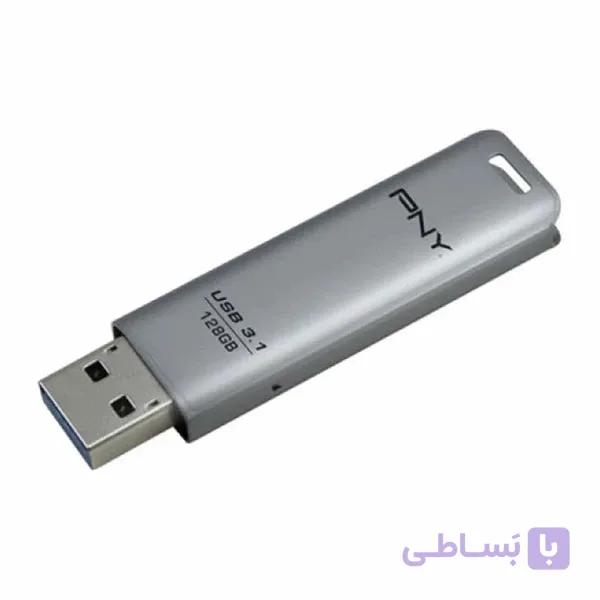 فلش مموری پی ان وای مدل ELITE STEEL ظرفیت 128 گیگابایت — تصویر 1