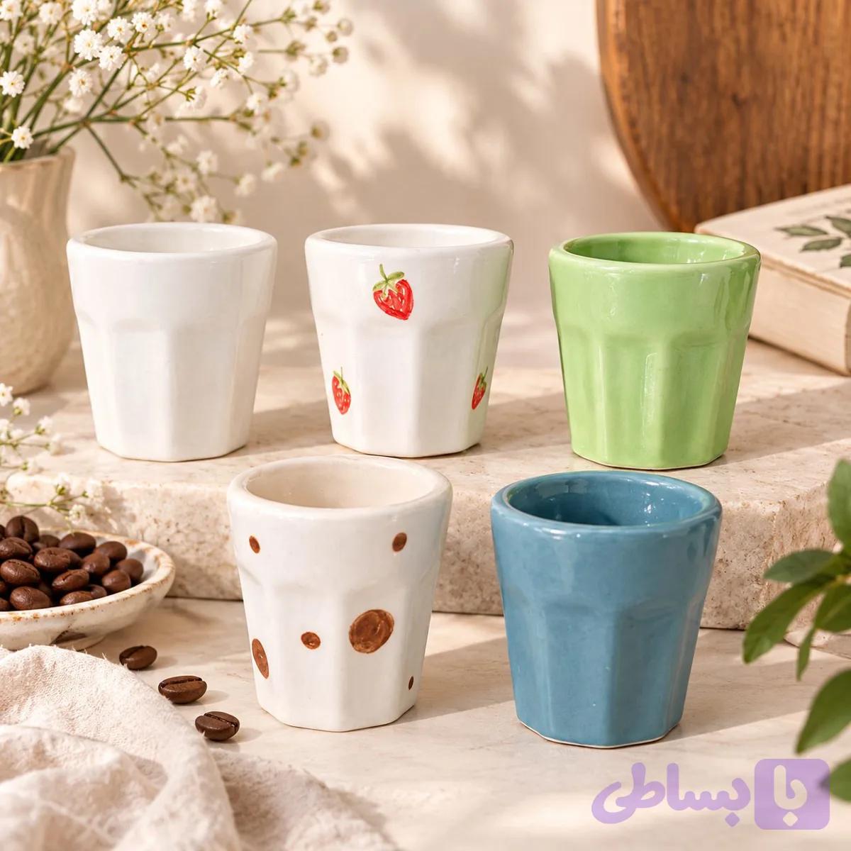 شات قهوه سینگل سرامیکی