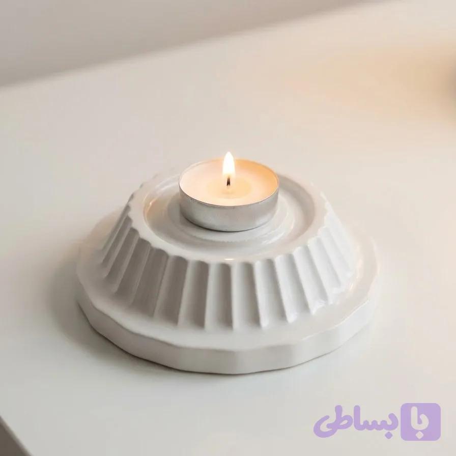 استند سرامیکی شمع