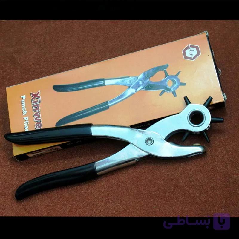 انبر سوراخ کن دستی فلکه‌ای XINWEI مدل XW-003 با 6 سایز قابل تنظیم