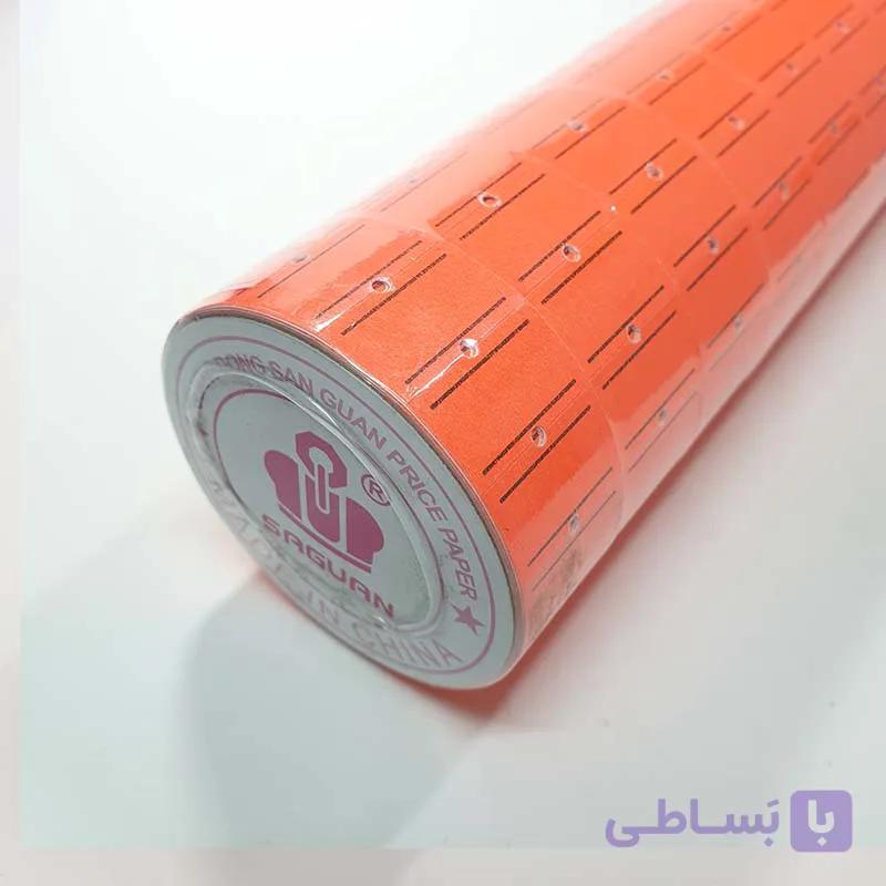 رول برچسب دستگاه قیمت زن SAGUAN – بسته 10 عددی، هر رول دارای 6000 برچسب — تصویر 1