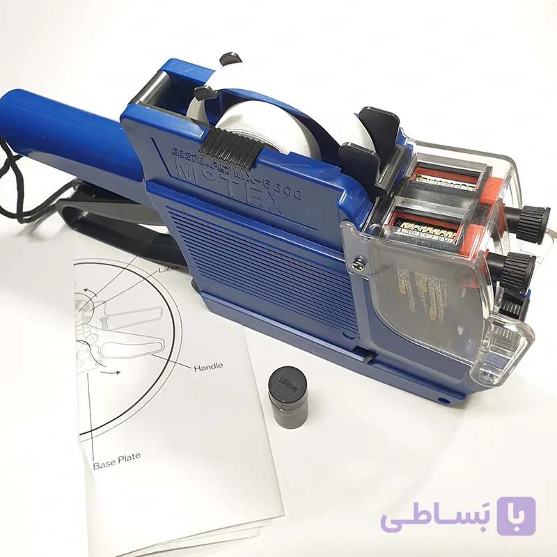 دستگاه لیبل زن موتکس مدل MX-6600 دو کده با غلتک یدک — تصویر 1