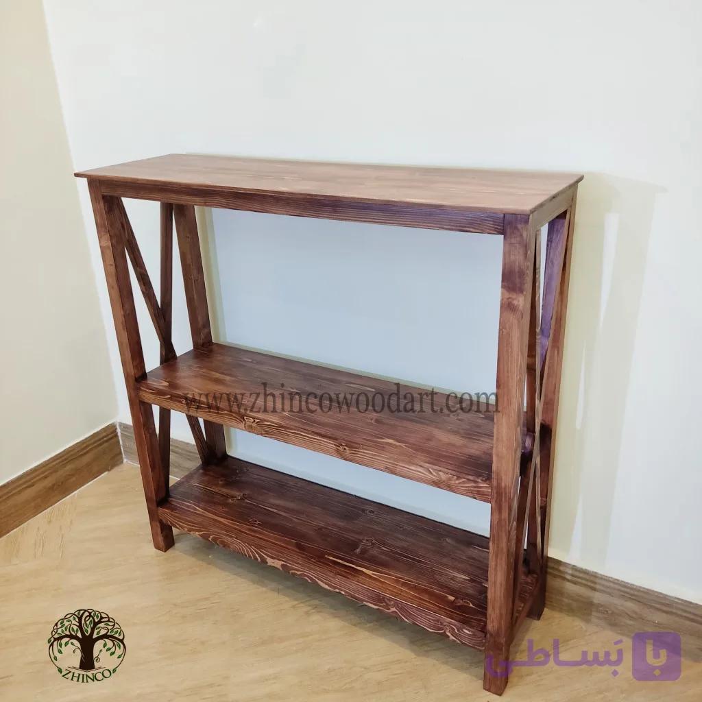 کنسول چوبی دوطبقه