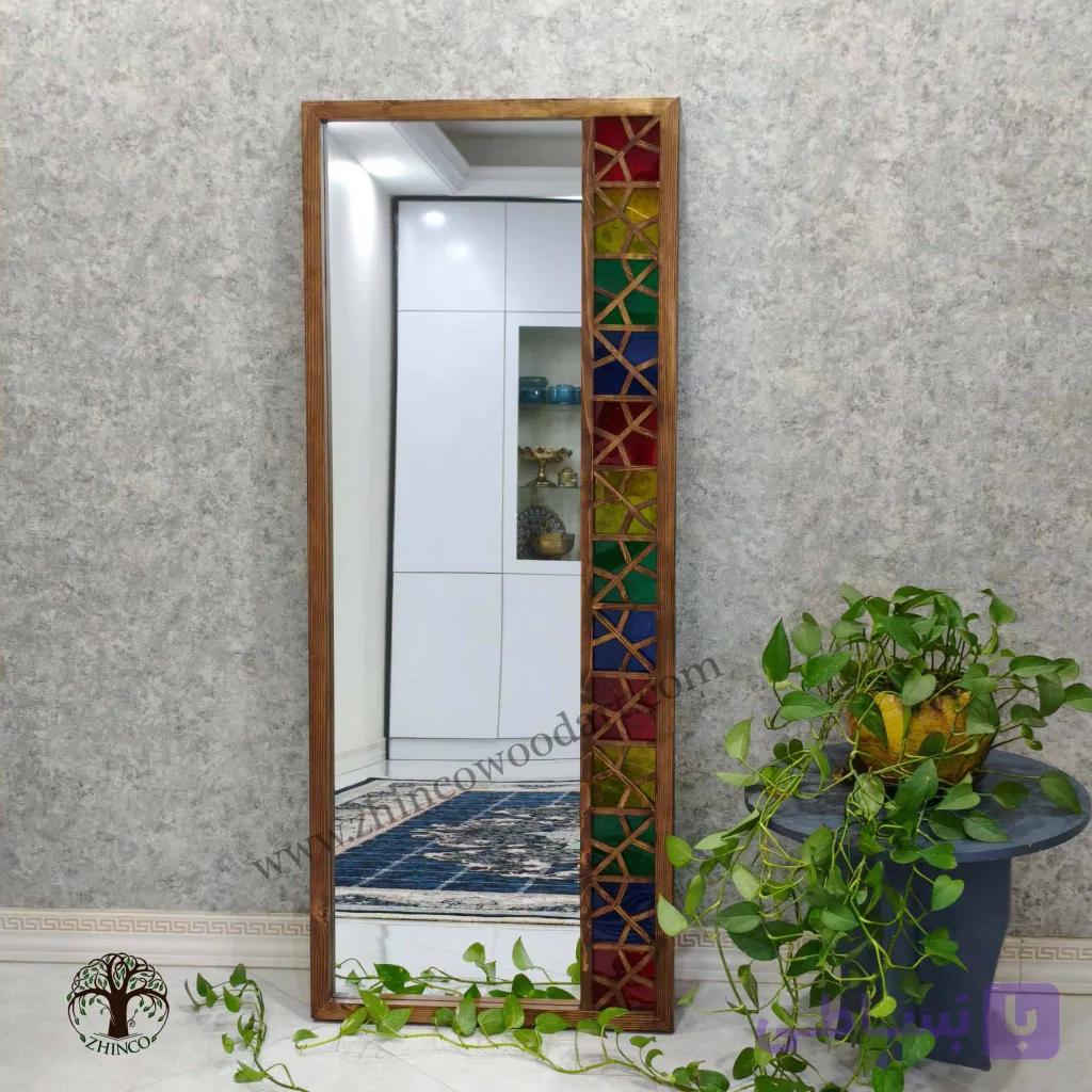 آینه قدی سنتی گره چینی یک طرفه