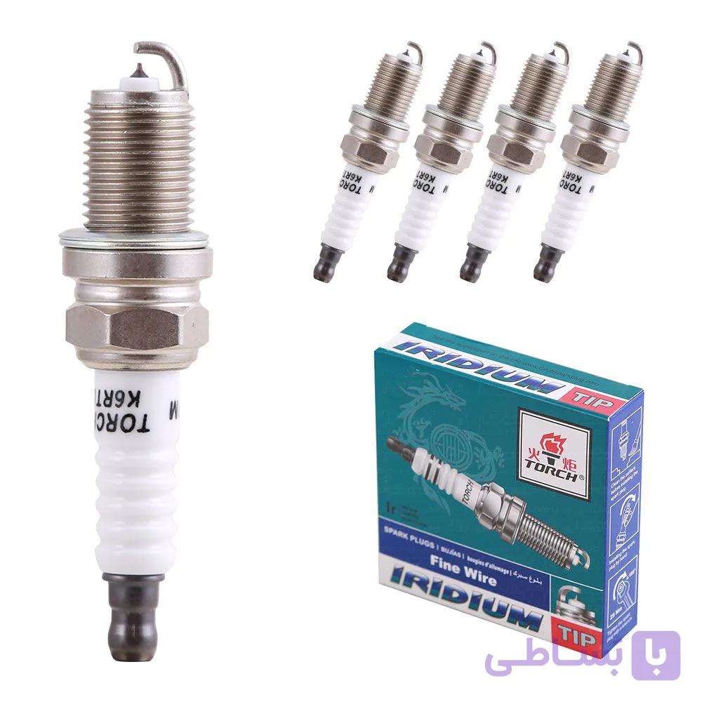 شمع سوزنی پایه کوتاه ایریدیم تورچ K6RTI جعبه آبی اصلی — تصویر 1