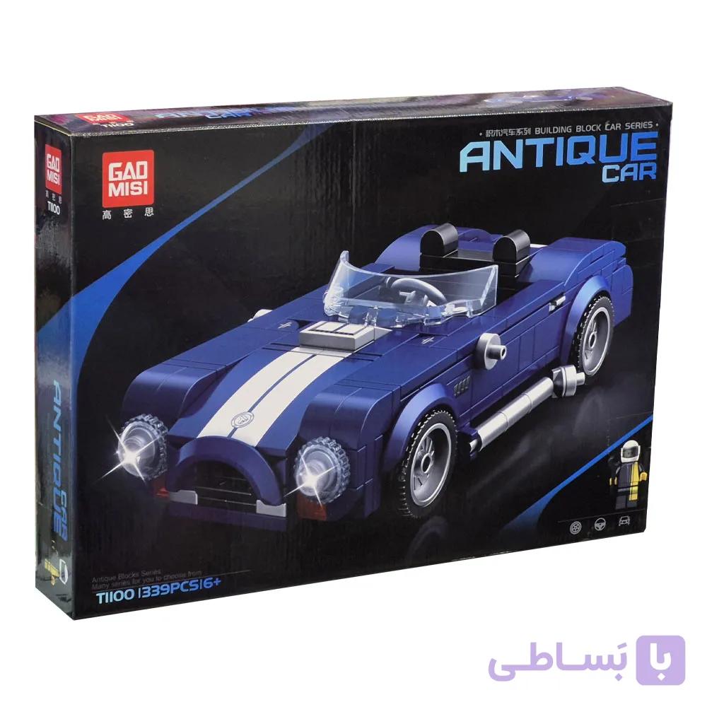 لگو طرح ماشین کلاسیک کد 1100 تعداد 339 قطعه مدل Gao Misi — تصویر 1