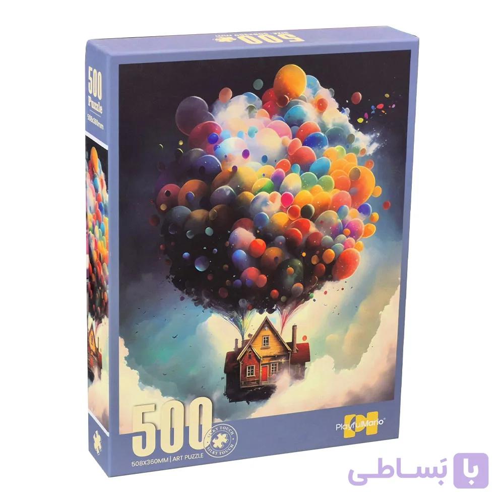 پازل 500 قطعه طرح خانه بالنی مدل Playful Mario کد 88810 — تصویر 1
