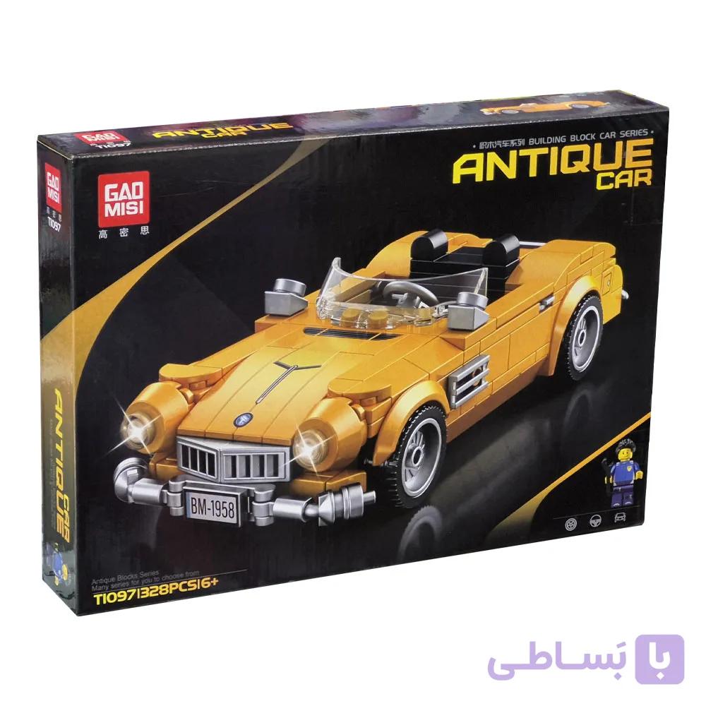 لگو طرح ماشین کلاسیک کد 1097 تعداد 328 قطعه مدل Gao Misi — تصویر 1