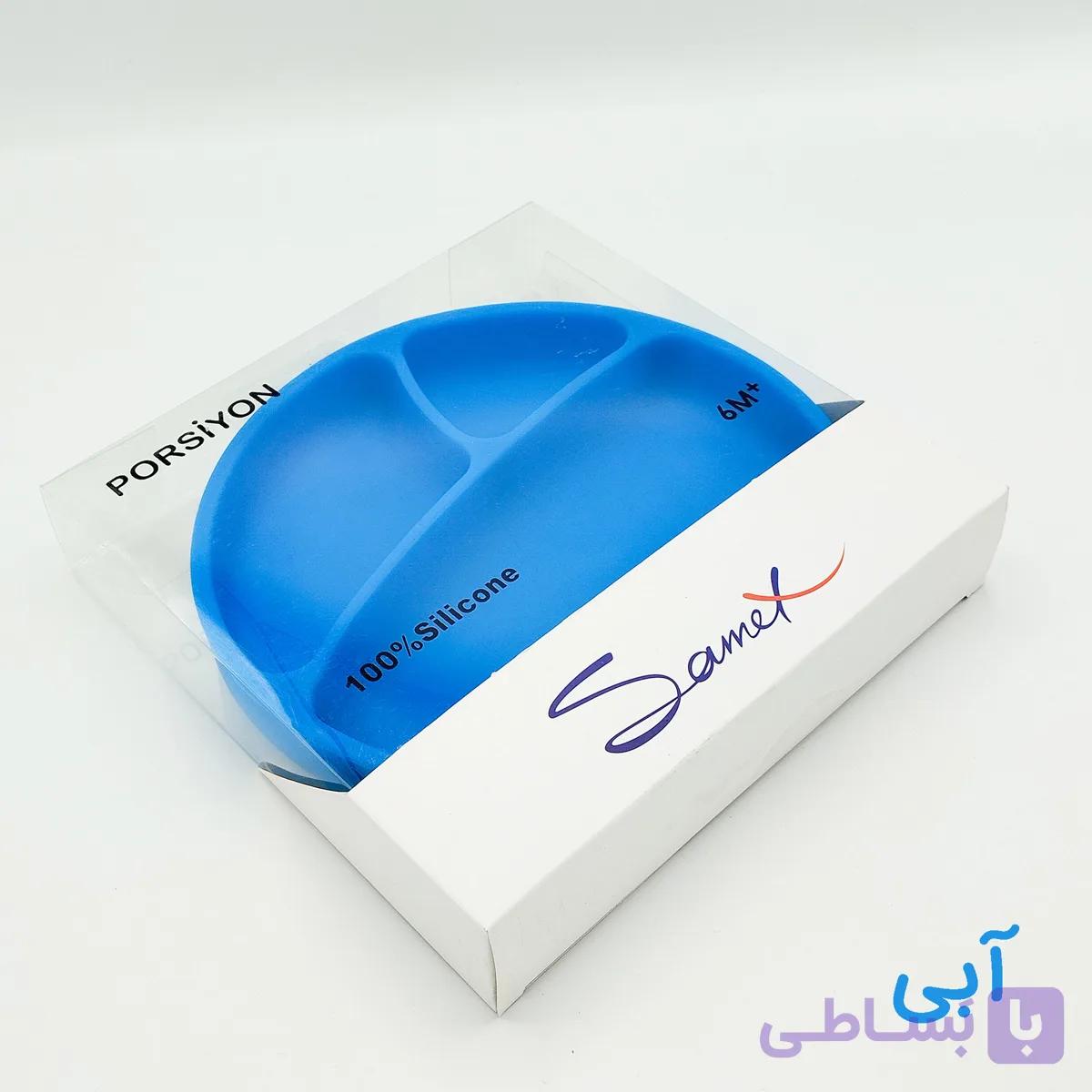 بشقاب سیلیکونی کودک سامکس با پایه ضد لغزش چند قسمتی طرح Minikoioi — تصویر 1