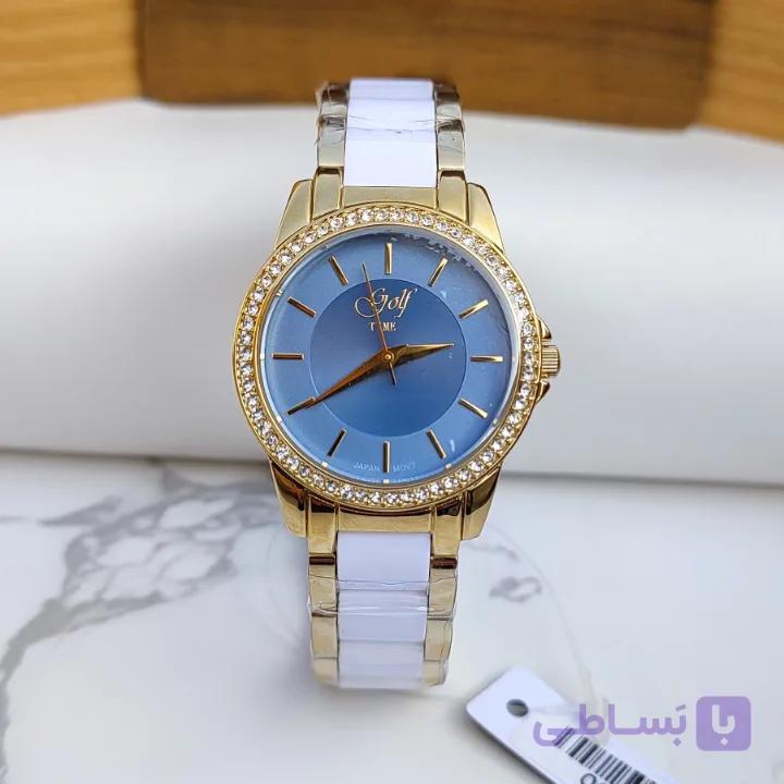 ساعت زنانه گلف بند استیل