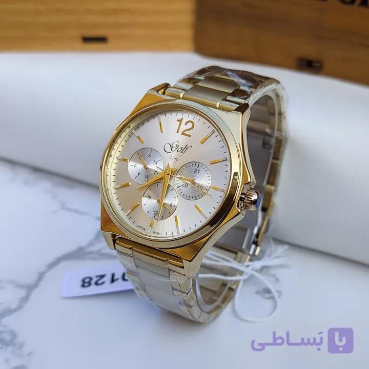 ساعت زنانه صفحه بزرگ گلف موتور ژاپن