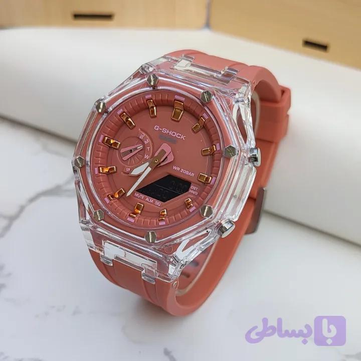 ساعت جیشاک اسپرت کاسیو بند رنگی