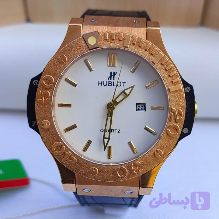 ساعت هابلوت بیگ بنگ کینگ چرمی صفحه سفید (کد M4RQD)