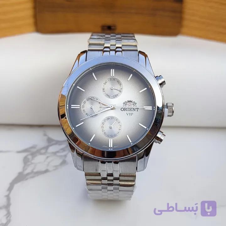ساعت کارن سه موتور مردانه نقره ای مدل 8363