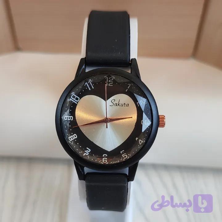 ساعت دخترانه پاستیلی قلبی Sakuta