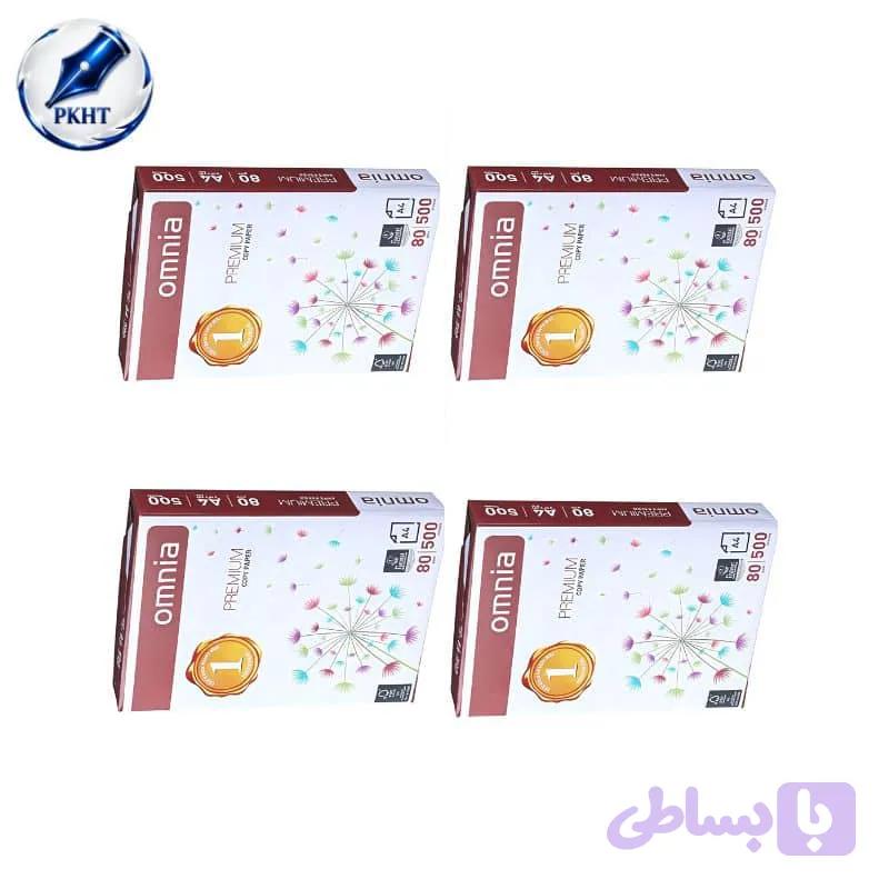 کاغذ A4 امنیا 100 بسته — تصویر 1