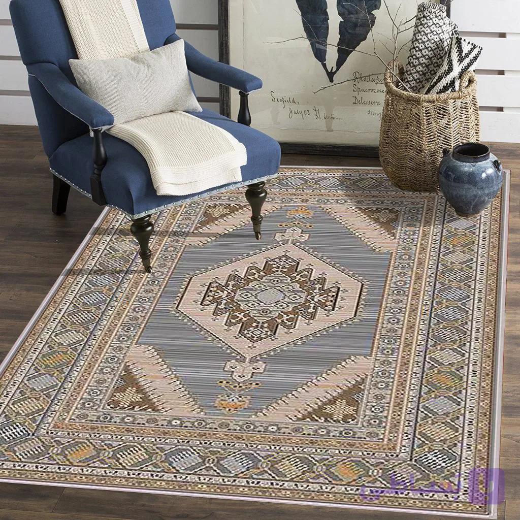 فرشینه هال و پذیرایی کد H105 رویه مخمل درجه یک استپ دار بدون سُر
