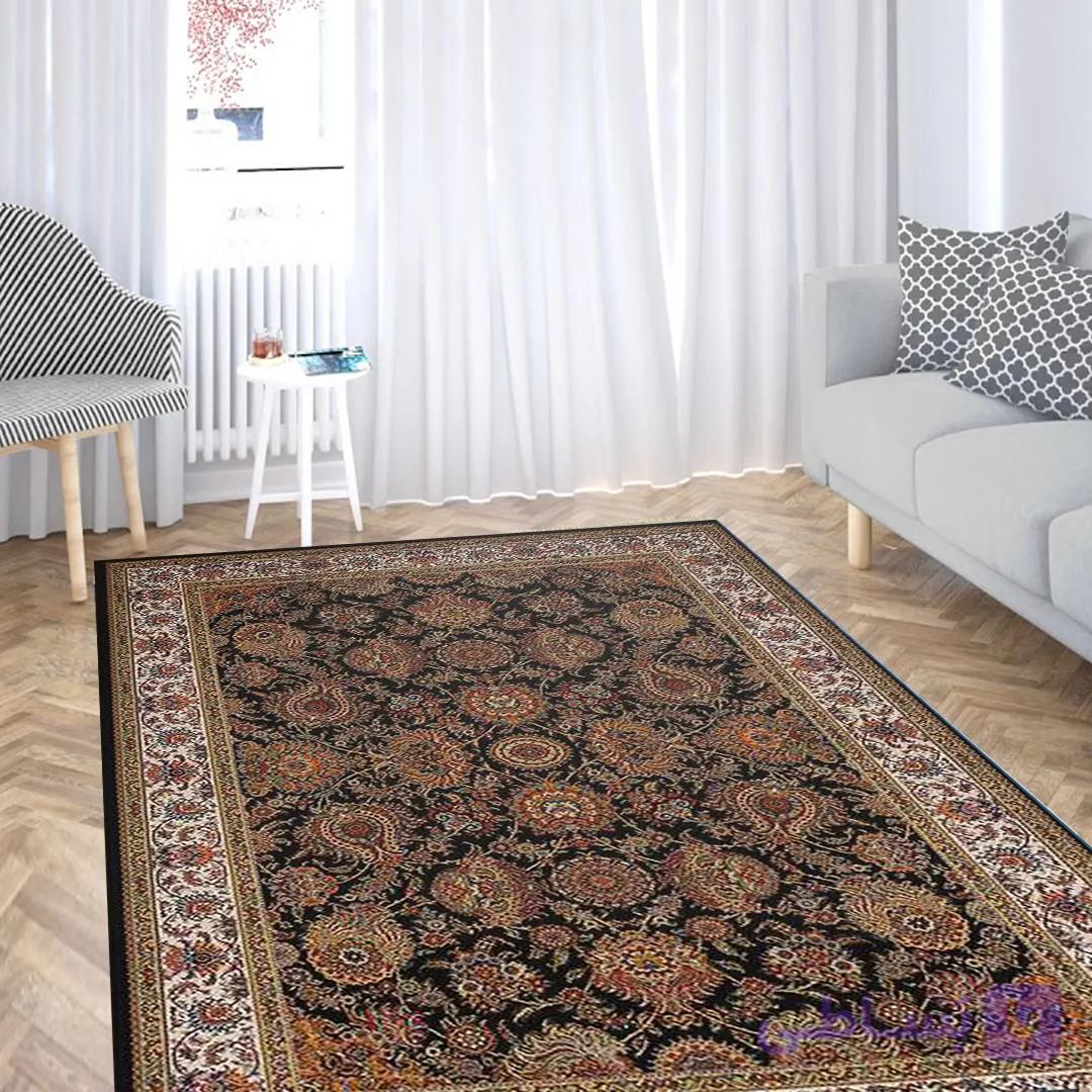 فرشینه هال و پذیرایی کد H119 رویه مخمل درجه یک استپ دار بدون سُر