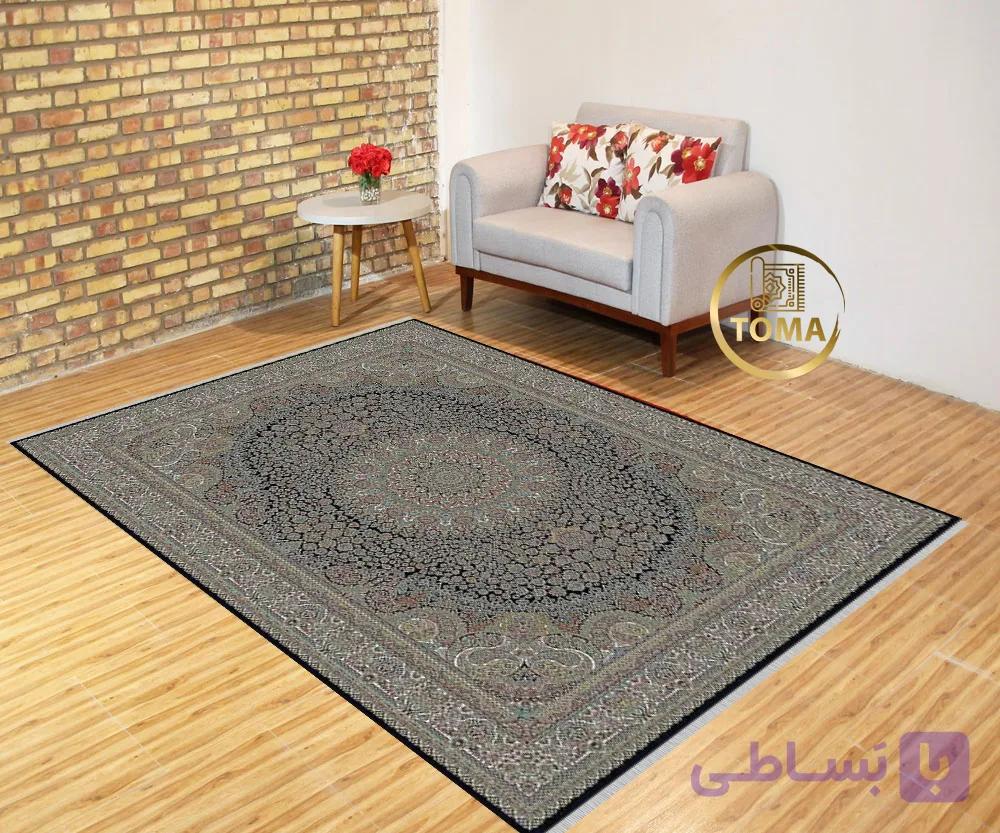فرشینه هال و پذیرایی کد H135 رویه مخمل درجه یک استپ دار بدون سُر