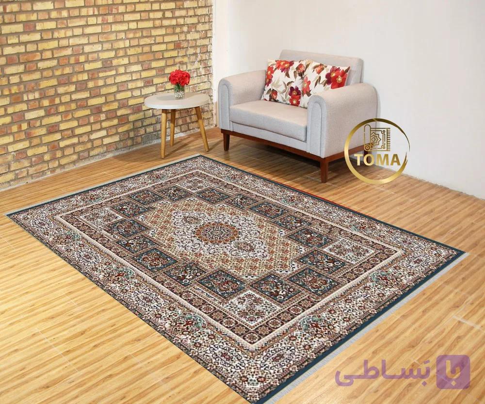 فرشینه هال و پذیرایی کد H140 رویه مخمل درجه یک استپ دار بدون سُر