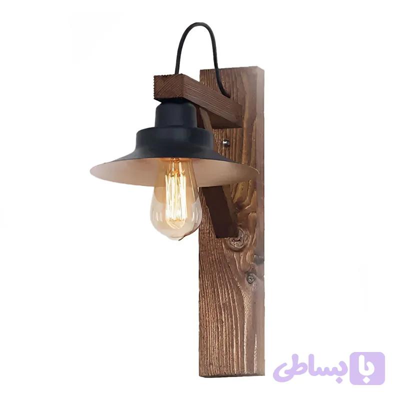 چراغ دیواری چوبی مدل D04