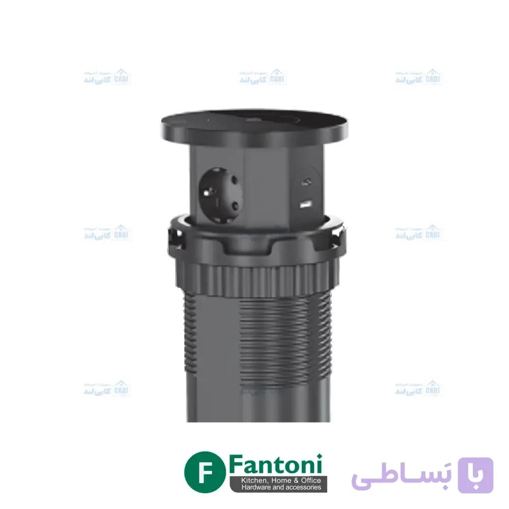 پریز برق لیفت آپ همراه با شارژر وایرلس مدل NEXO فانتونی N378 — تصویر 1